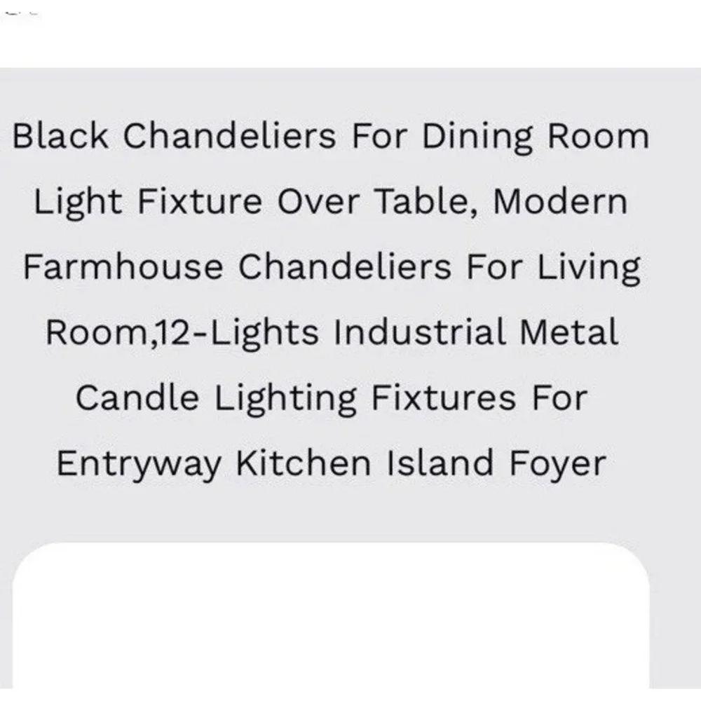 The Unbranded Brand chandeliers dining